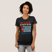 Vlag West-Papua T-shirt (Voorkant volledig)