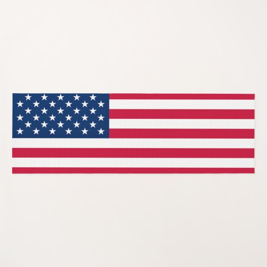 Vlag Yoga Mat Verenigde Staten van Amerika (Voorkant (horizontaal))