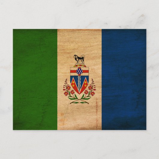 Vlag Yukon Territories Briefkaart (Voorkant)