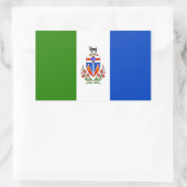Vlag Yukon Territories Rechthoekige Sticker (Tas)