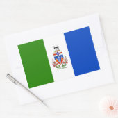 Vlag Yukon Territories Rechthoekige Sticker (Envelop)