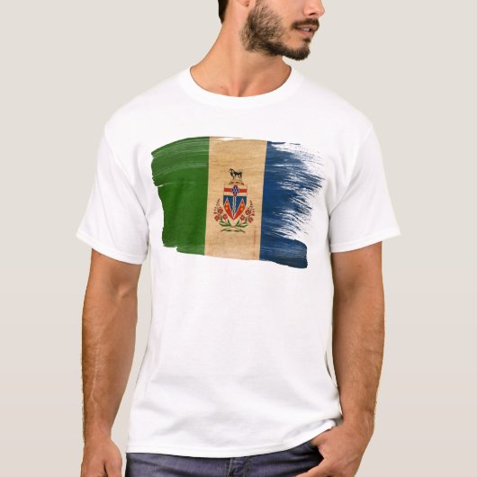 Vlag Yukon Territories T-shirt (Voorkant)