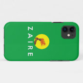 vlag zaire congo land vlag naam tekst Case-Mate iPhone case (Achterkant (horizontaal))