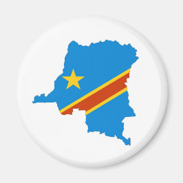 vlag zaire congo magneet