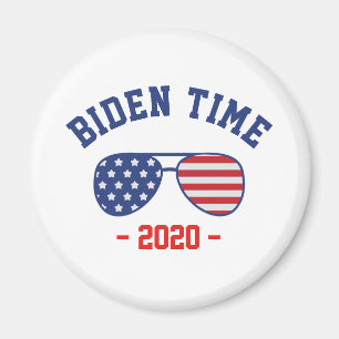 Vlag zonnebril Joe Biden 2020 voor President Magneet