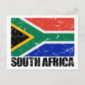  vlag Zuid-Afrika Briefkaart (Voorkant)