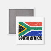  vlag Zuid-Afrika Magneet (Voorkant / Achterkant)