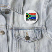 vlag Zuid-Afrika Ronde Button 5,7 Cm (In situ)