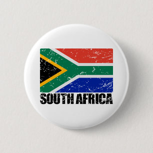 vlag Zuid-Afrika Ronde Button 5,7 Cm