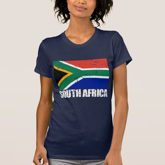  vlag Zuid-Afrika T-shirt (Voorkant)