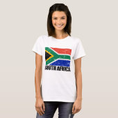 vlag Zuid-Afrika T-shirt (Voorkant volledig)