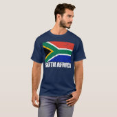 vlag Zuid-Afrika T-shirt (Voorkant volledig)