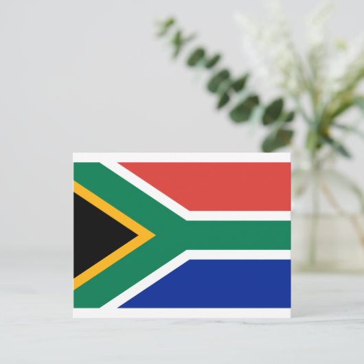 Vlag Zuid-Afrika - Vlag van Suid-Afrika Briefkaart (Staand voorkant)