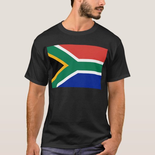 Vlag Zuid-Afrika - Vlag van Suid-Afrika T-shirt (Voorkant)