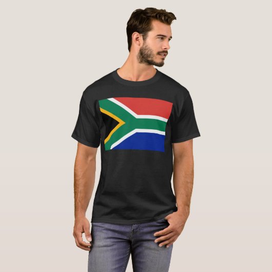 Vlag Zuid-Afrika - Vlag van Suid-Afrika T-shirt (Voorkant volledig)