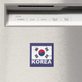  vlag Zuid-Korea Magneet (Insitu (Vaatwasser))