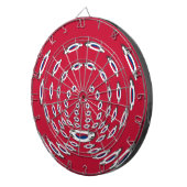 vlag Zuid-Korea Polka Dot Dartbord (Voorkant Rechts)