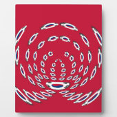 vlag Zuid-Korea Polka Dot Fotoplaat (Voorkant)