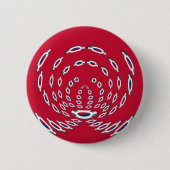 vlag Zuid-Korea Polka Dot Ronde Button 5,7 Cm (Voorkant)