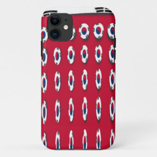 vlag Zuid-Korea PolkaDot Case-Mate iPhone Case