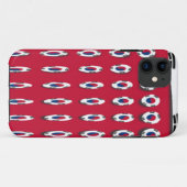 vlag Zuid-Korea PolkaDot Case-Mate iPhone Case (Achterkant (horizontaal))