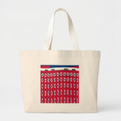 vlag Zuid-Korea PolkaDot Grote Tote Bag (Voorkant)