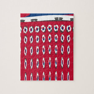 vlag Zuid-Korea PolkaDot Legpuzzel