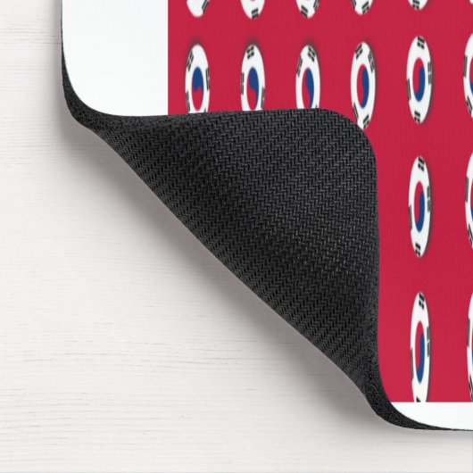 vlag Zuid-Korea PolkaDot Muismat (Hoek)