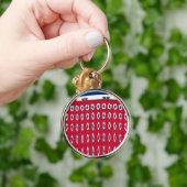 vlag Zuid-Korea PolkaDot Sleutelhanger (Hand)
