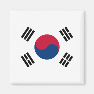 Vlag Zuid-Korea (Zuid-Korea) Magneet
