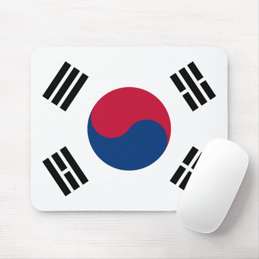 Vlag Zuid-Korea (Zuid-Korea) Muismat (Met muis)