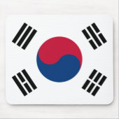Vlag Zuid-Korea (Zuid-Korea) Muismat (Voorkant)