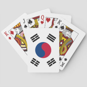 Vlag Zuid-Korea (Zuid-Korea) Pokerkaarten