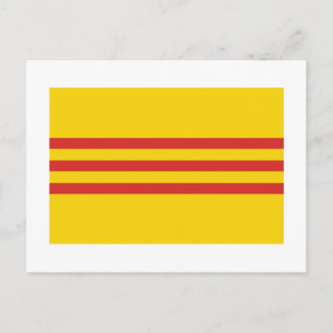 Vlag Zuid-Vietnam Briefkaart