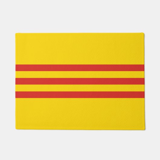 Vlag Zuid-Vietnam Deurmat (Voorkant)