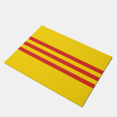 Vlag Zuid-Vietnam Deurmat (Schuin)