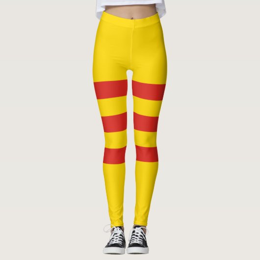 Vlag Zuid-Vietnam Leggings (Voorkant)