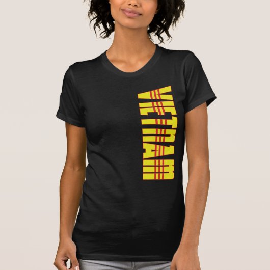 Vlag Zuid-Vietnam T-shirt (Voorkant)