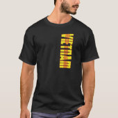 Vlag Zuid-Vietnam T-shirt (Voorkant)
