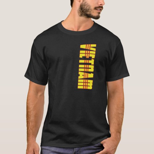 Vlag Zuid-Vietnam T-shirt (Voorkant)