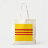 Vlag Zuid-Vietnam Tote Bag (Voorkant)