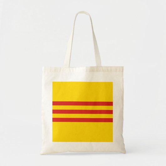 Vlag Zuid-Vietnam Tote Bag (Voorkant)