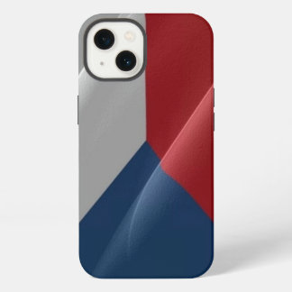 Vlag zwaaien van de Tsjechische Republiek - iPhone 13 Hoesje