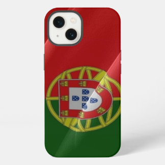 Vlag zwaaien van Portugal - iPhone 13 Hoesje