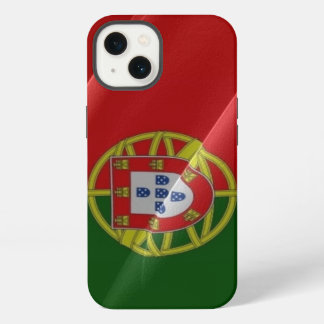 Vlag zwaaien van Portugal - iPhone 13 Hoesje