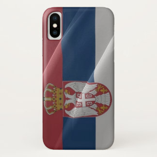 Vlag zwaaien van Servië - Case-Mate iPhone Case