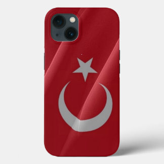Vlag zwaaien van Turkije - iPhone 13 Hoesje