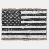 Vlag, zwart en wit, VS Deken (Voorkant)