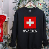 Vlag Zwitserland of Zweden? Is het niet hetzelfde? T-shirt