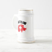 Vlag Zwitserland-plattegrond Bierpul (Voorkant links)